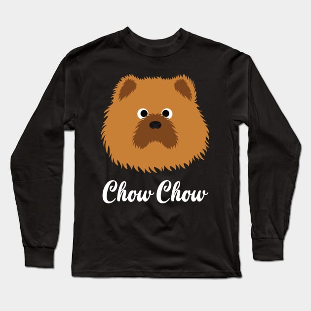 Chow Chow Long Sleeve T-Shirt by DoggyStyles